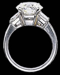 english setting diamond ring