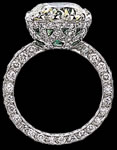 old English setting for English cut diamond